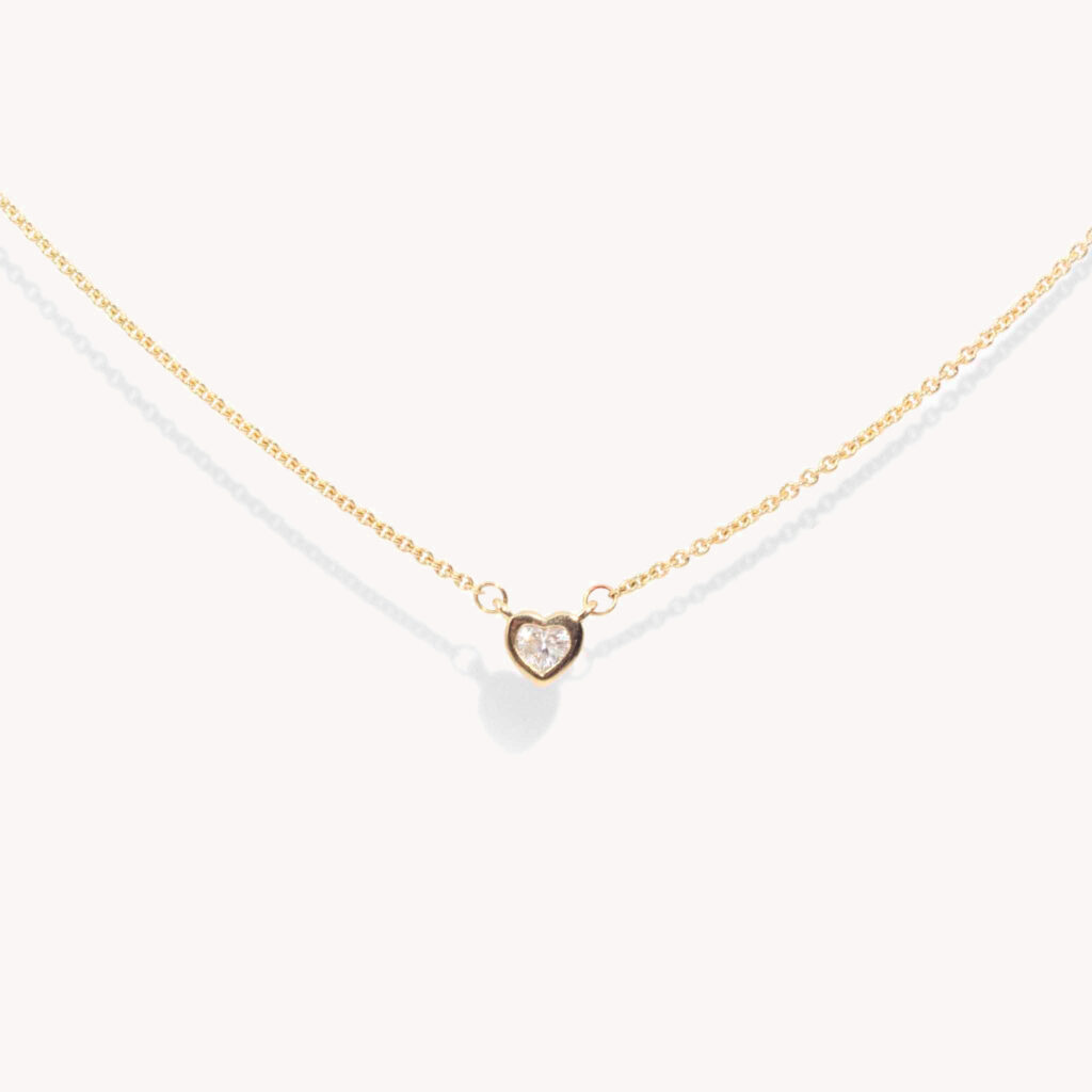 Capri Heart Diamond Necklace 